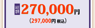 総額250,000円